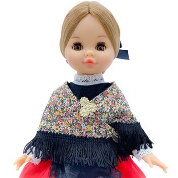 Poupée Sintra de 40 cm avec robe régionale typique Cacereña Cáceres édition spéciale limitée. Fabriqué en Espagne. - Collection complète de poupées (SKU : 426) 2