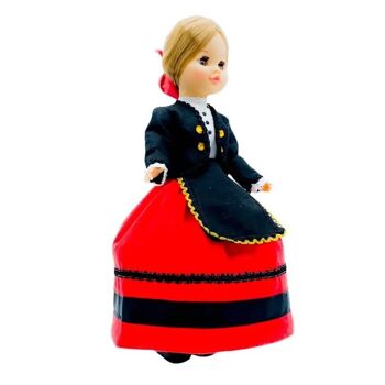 Poupée Sintra de 40 cm avec robe régionale typique Montañesa Cantabria édition spéciale limitée. Fabriqué en Espagne. - Collection complète de poupées (SKU : 419) 3