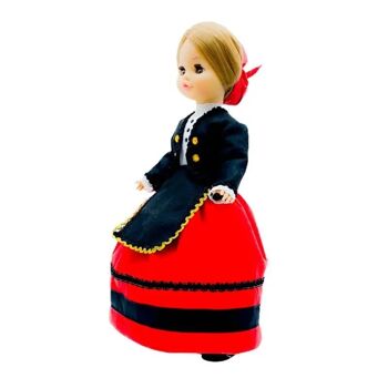 Poupée Sintra de 40 cm avec robe régionale typique Montañesa Cantabria édition spéciale limitée. Fabriqué en Espagne. - Collection complète de poupées (SKU : 419) 4