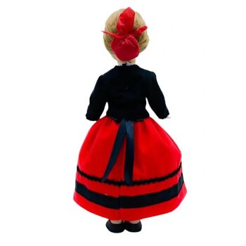 Poupée Sintra de 40 cm avec robe régionale typique Montañesa Cantabria édition spéciale limitée. Fabriqué en Espagne. - Collection complète de poupées (SKU : 419) 5
