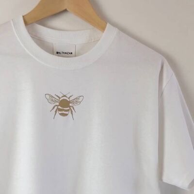 Childrens bee t-shirt , navy