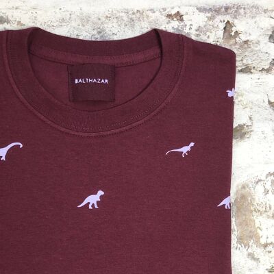 Miniature Dinosaur t-shirt , Berry
