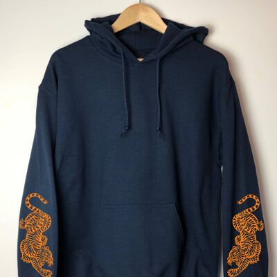 Talisman tiger sleeved hoodie , cherry