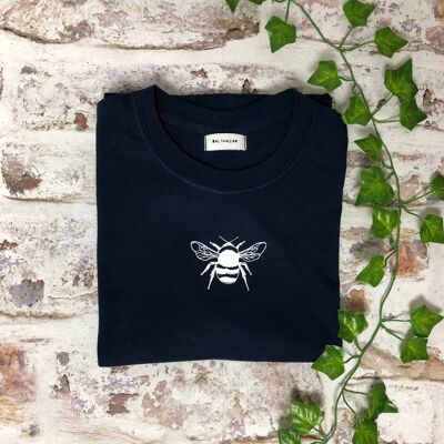 White Bee t-shirt , Navy