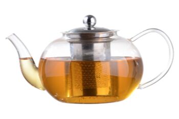 1000ML GLASS TEAPOT + STAINLESS STEEL INFUSER 2