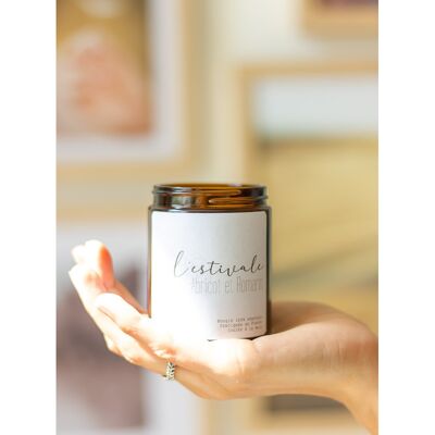 Apricot & Rosemary Candle - Large - L'Estivale
