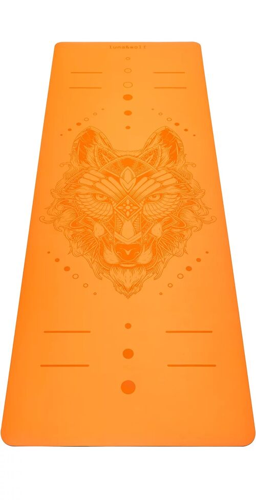 ECO WOLF YOGA MAT - SATIN ORANGE