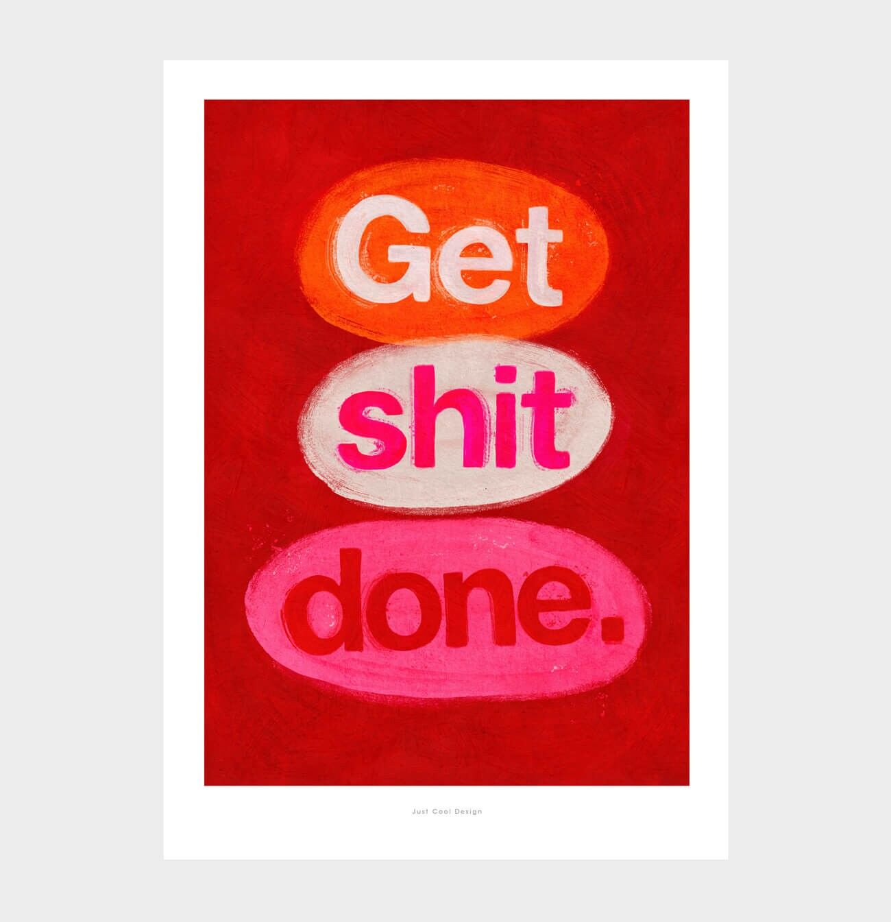 A5 Haz una mierda | Cartel de ilustración Lámina artistica