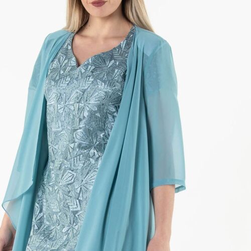 Cocktail Lace dress with Shawl