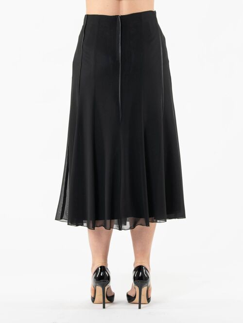 Long cloche skirt (calf height)
