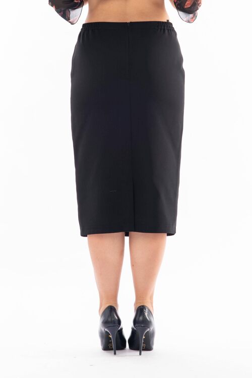 Crepe Skirt Straight Line