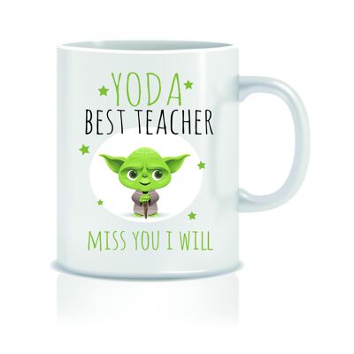 3 x Yoda Best Teacher Mugs - KMUG-07