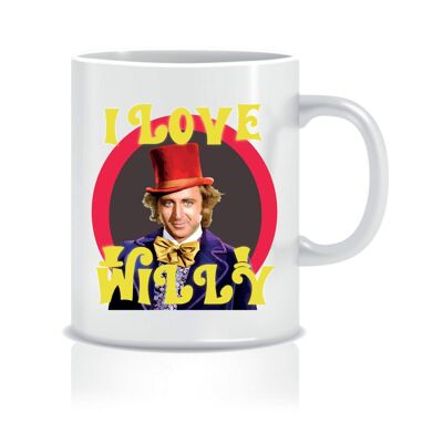 J'aime la parodie de Willy Willy Wonka - Mugs - CMUG44