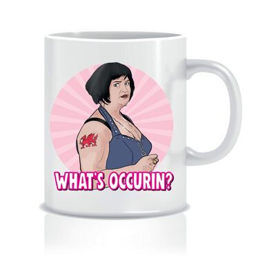 Nessa, Gavin and Stacey mug - What's occurin? - Mugs - CMUG21