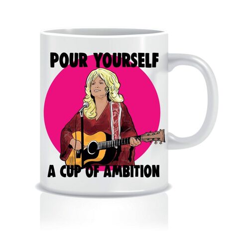 3 x Dolly Parton Mug - A cup of ambition - Mugs - CMUG11