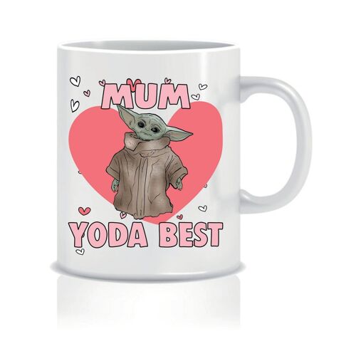 3 x Baby Yoda mug - Mum Yoda best mug - Mugs - CMUG06