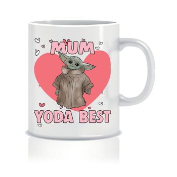 3 x Mug Baby Yoda - Mum Yoda meilleur mug - Mugs - CMUG06