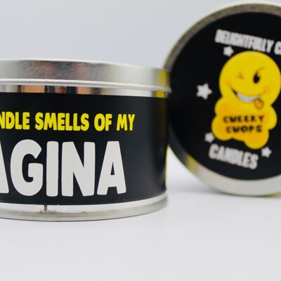 3 x Wanky Candle Tin -This Candle Smells Of My Vagina