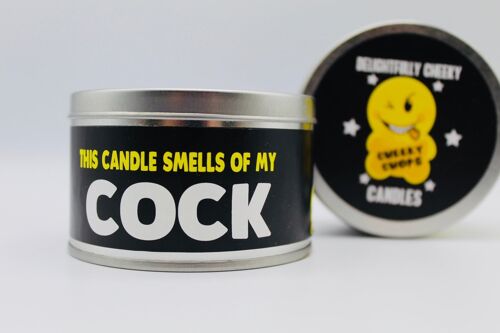 3 x Wanky Candle Tin -This Candle Smells Of My Cock