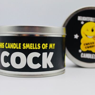 3 x Wanky Candle Tin -This Candle Smells Of My Cock