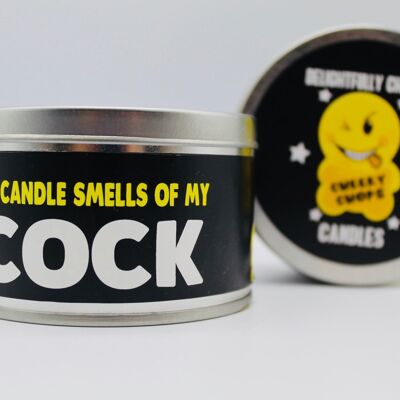 3 x Wanky Candle Tin -This Candle Smells Of My Cock