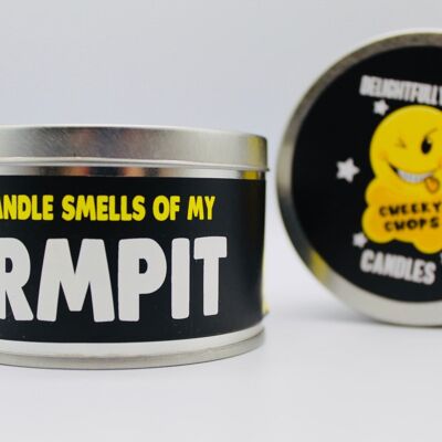 3 x Wanky Candle Tin -This Candle Smells Of Armpit