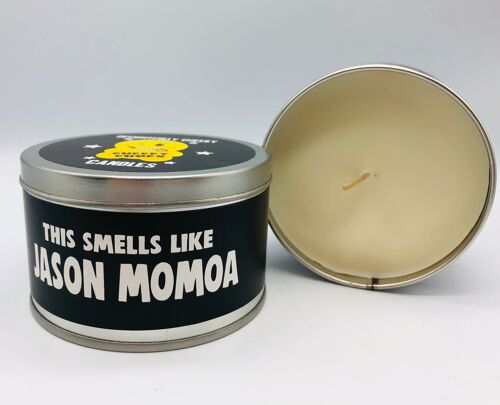 3 x Wanky Candle Tin -This Candle Smells Of Jason Momoa