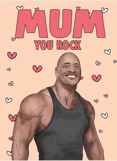 Mothers Day Card - The Rock - M100