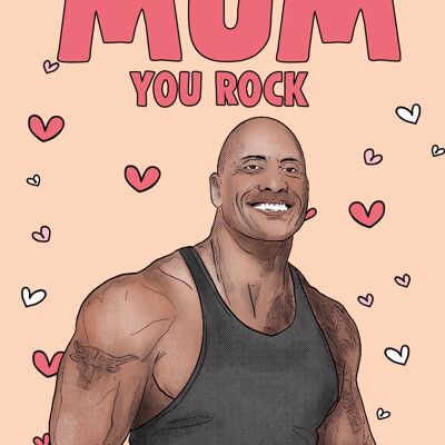 Muttertagskarte – The Rock – M100