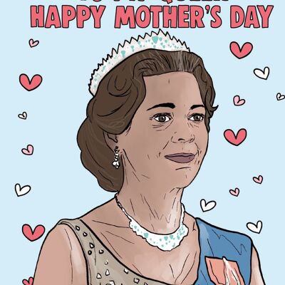 Mothers Day Card - The crown  - M98