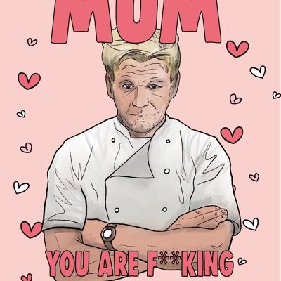 Biglietto per la festa della mamma - Gordon Ramsey - M94