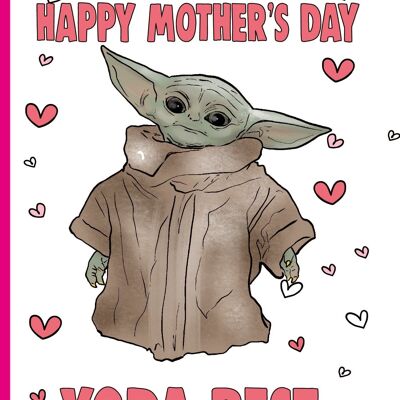 Carte fête des mères - Yoda Best - M91