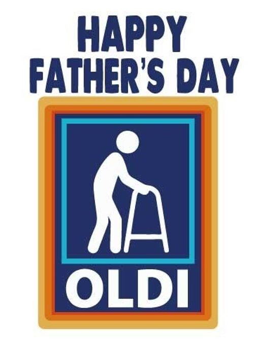 6 x Fathers Day Cards - Oldi- F149