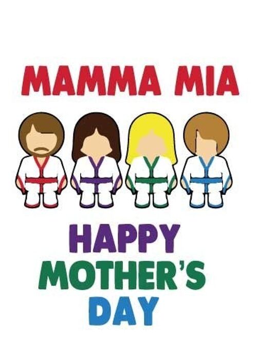 Abba Mamma Mia Mothers Day Card - M111