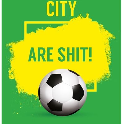 6 x Football Cards - Norwich City sono merda