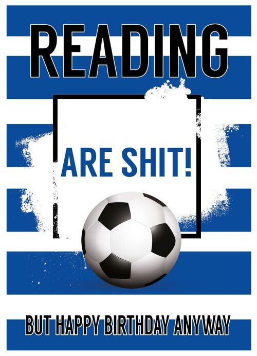 6 x Football Cards - Reading are Sh*t