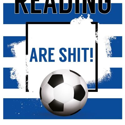 6 carte da calcio - La lettura è merda