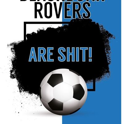 6 x Football Cards - Blackburn Rovers FC sono Sh*t