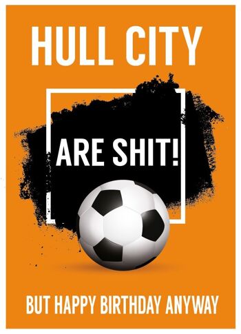 6 x Cartes Football - Hull City are Sh*t