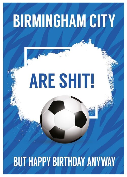 6 x Football Cards - Birmingham City are Sh*t