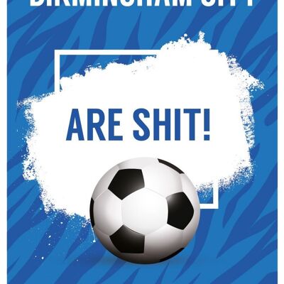 6 x Football Cards - Birmingham City are Sh*t