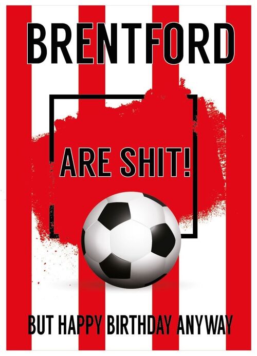 6 x Football Cards - Brentford are Sh*t