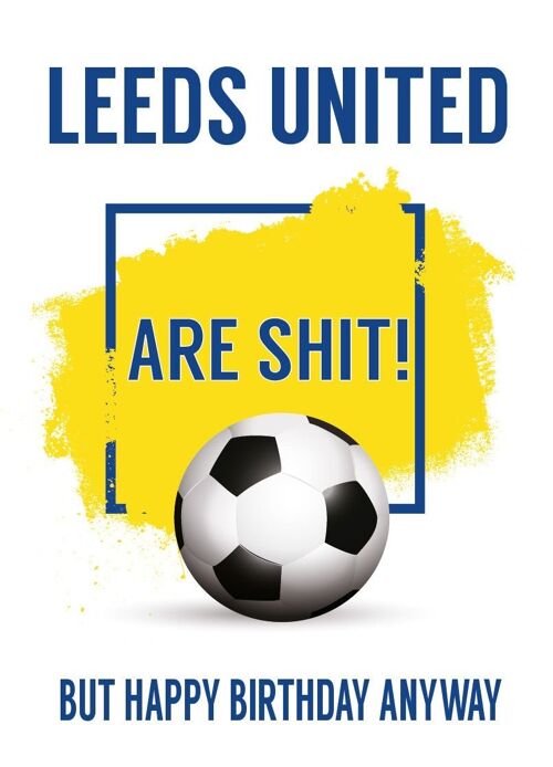 6 x Football Cards - Leeds United are Sh*t