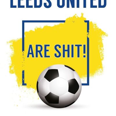 6 x Football Cards - Il Leeds United è una merda