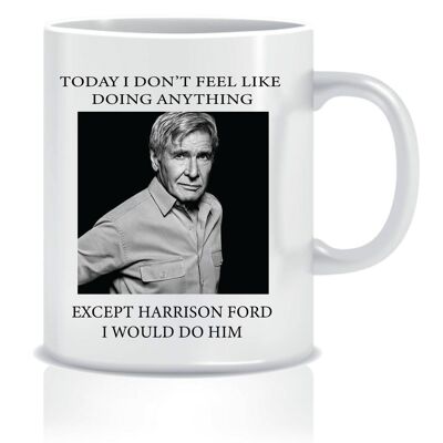 Harrison Ford Mug novità regalo Mug Her femminile Celebrity Heartthrob regalo per lei