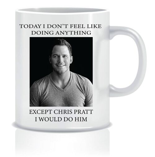 Chris Pratt Mug - Novelty Gift Mug Her Female Celebrity Heartthrob Gift For Her