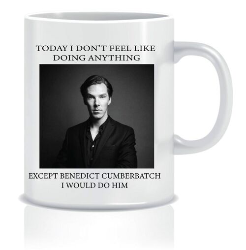 Benedict Cumberbatch Mug - Novelty Gift Mug Her Female Celebrity Heartthrob Gift