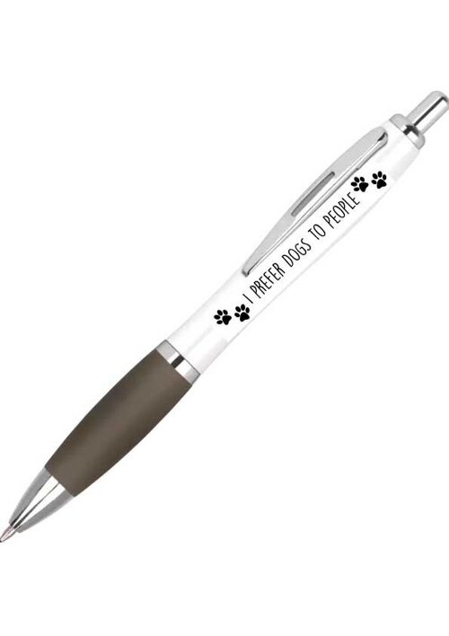 6 x Pens - I Prefer Dogs To People - PEN62