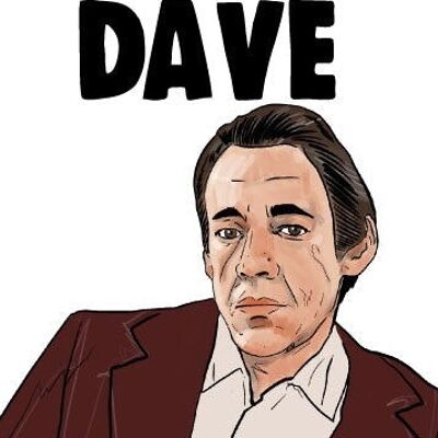 6 x Cartes d'anniversaire - Happy Birthday Dave - Trigger Only Fools & Horses - IN163