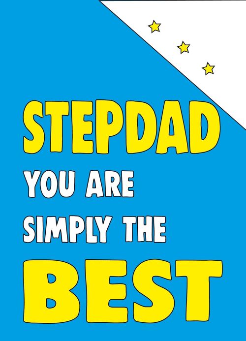 6 x Birthday Cards - Stepdad you are simply the best - STEP04